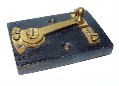 Historischer antiker schalter - historischer,