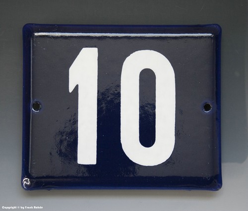 Alte email emaille hausnummer - alte,